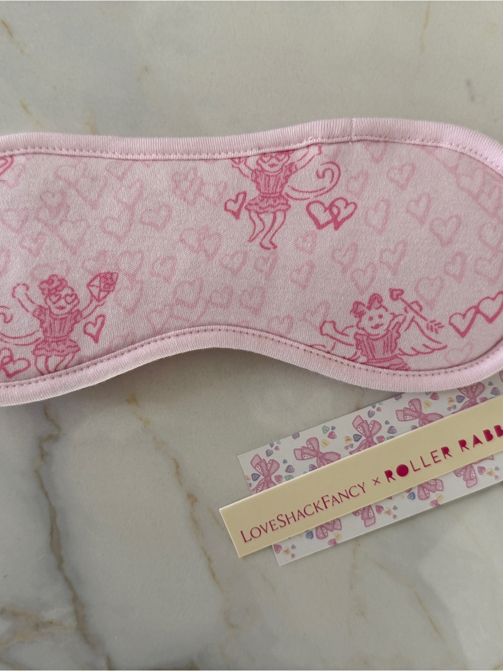 LoveShackFancy x Roller Rabbit Kids Eye Mask